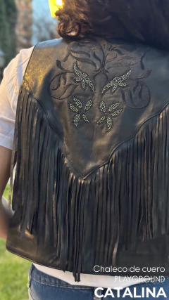 CHALECO DE CUERO PLAYGROUND en internet