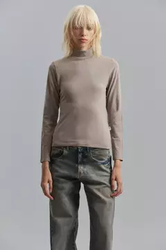 POLERA FINI visón