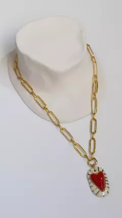 COLLAR CUORE ROJO - comprar online