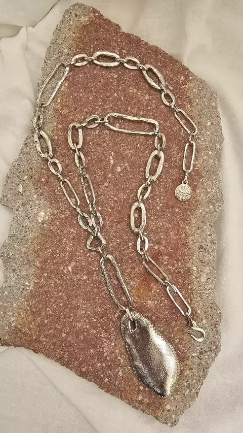 COLLAR ABEDUL PLATEADO - comprar online