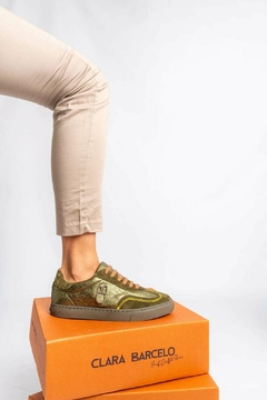 ZAPATILLA ME RIO PARA NO LLORAR (verde) en internet