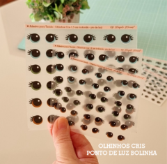 Adesivo para Tecido - Olhinhos Cris - Pto de luz - comprar online