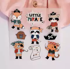 Adesivo para Tecido - Piratas