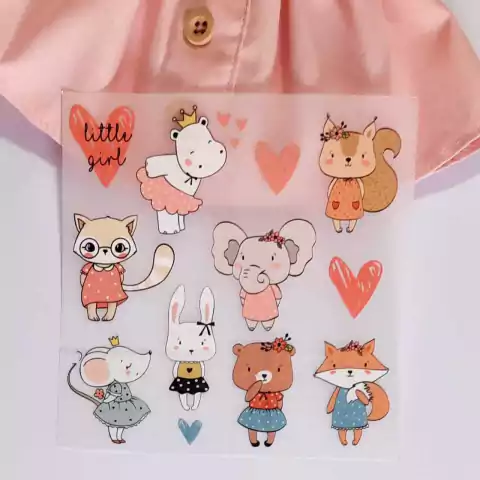 Adesivo para Tecido - Fofinhas