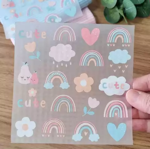 Adesivo para Tecido - Cute