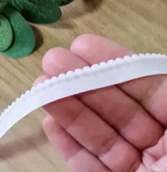 Elástico Bico 12 mm Rosa Bebê - 2 metros