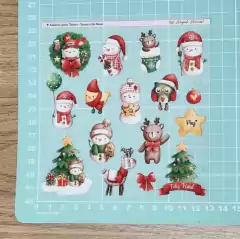 Adesivo para Tecido - Bonecos de Neve na internet