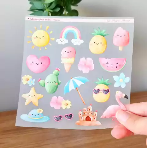 Adesivo para Tecido - Verão