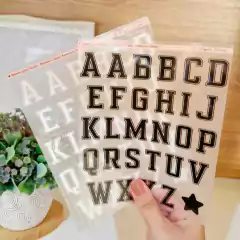 Adesivo para Tecido - Alfabeto Colégio Americano