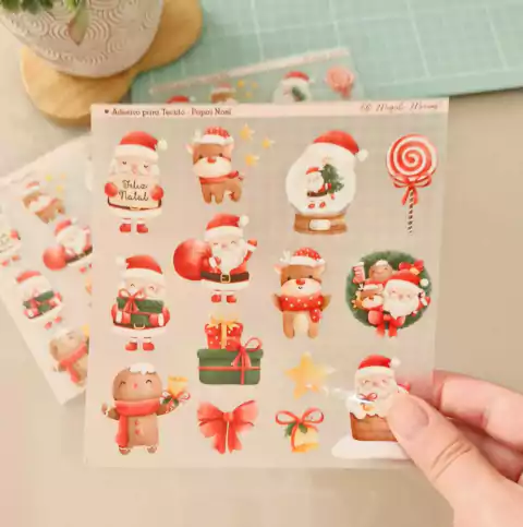 Adesivo para Tecido - Papai Noel