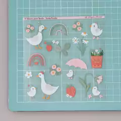 Adesivo para Tecido - Tarde Florida - comprar online