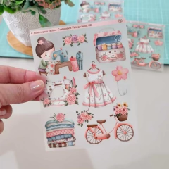 Adesivo para Tecido - Costurinhas Vintage (Mod. 02)