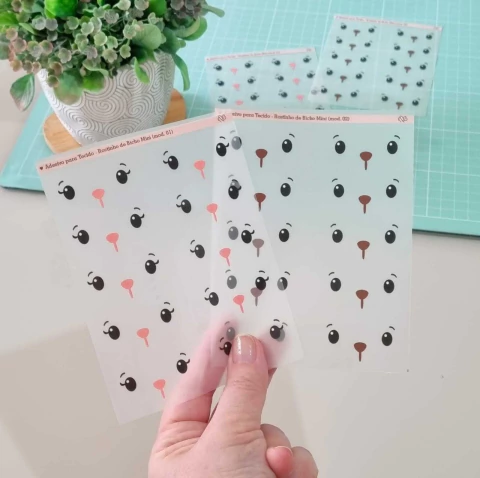 Adesivo para Tecido - Rostinho de Bicho Mini