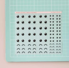 Adesivo para Tecido - Olhinhos e Cílios Menino - comprar online