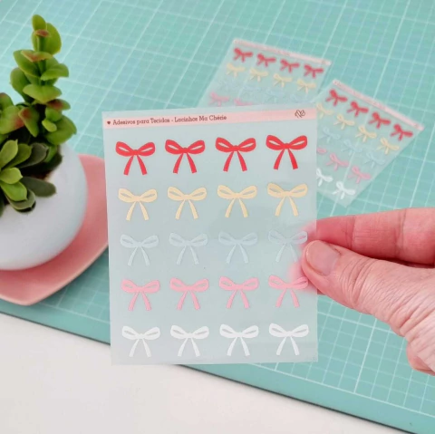 Adesivos para Tecidos - Lacinhos Ma Chérie