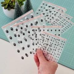 Adesivos para Tecidos - Olhinhos Papai Noel - Oval (vários tamanhos) - comprar online