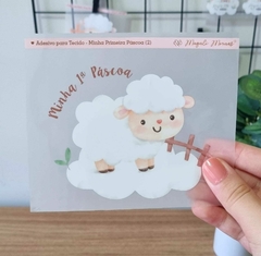 Adesivo para Tecido - Minha Primeira Páscoa (2)
