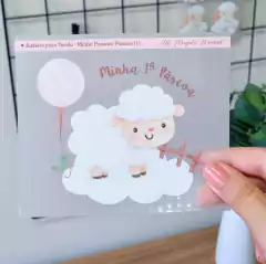 Adesivo Para Tecido - Minha Primeira Páscoa (1)