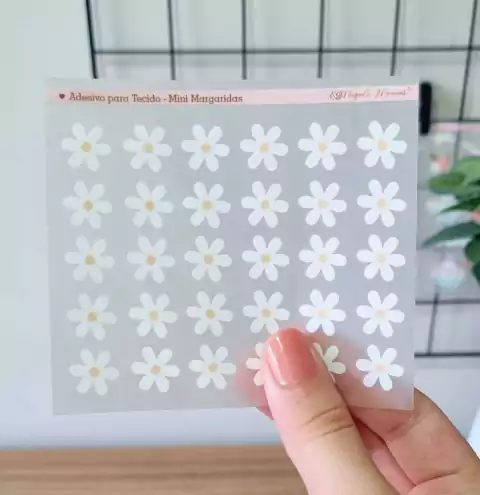 Adesivo para Tecido - Mini Margaridas
