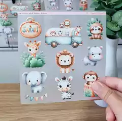 Adesivo para Tecido - Safari