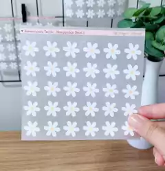 Adesivo para Tecido - Margaridas (modelo 2)