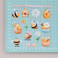 Adesivo para Tecido - Abelhinhas - comprar online