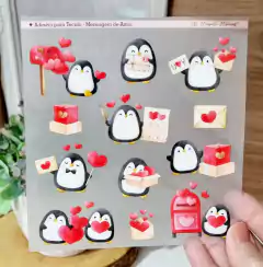 Adesivo para Tecido - Mensagem de Amor