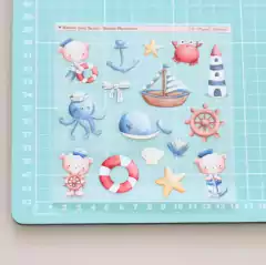 Adesivo para Tecido - Ursinho Marinheiro - comprar online