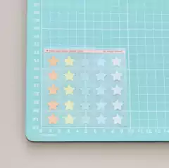 Adesivo para Tecido - Estrela - Ateliê Magali Moraes - Materiais para Bonecas e Artesanato