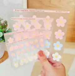 Adesivo para Tecido - Florzinhas Candy