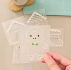 Adesivos para Tecido + Molde - Gingerbreads Tamanho M - comprar online