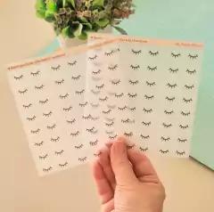 Adesivo para Tecido - Mini Cílios Kelly 1 cm