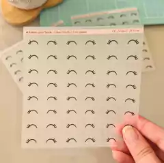 Adesivo para Tecido - Mini Cílios Cláudia 1 cm - comprar online