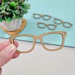 Mini Óculos MDF - Quadrado (vários tamanhos)