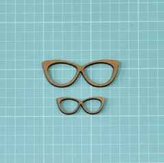 Mini Óculos MDF - Gatinho (vários tamanhos) - comprar online