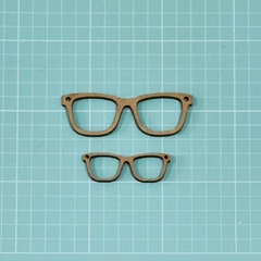 Mini Óculos MDF - Quadrado (vários tamanhos) - comprar online