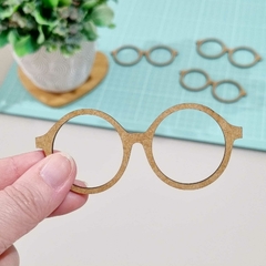 Mini Óculos MDF - Redondo (vários tamanhos)
