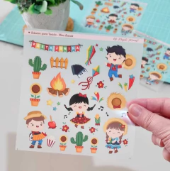 Adesivo para Tecido - Meu Arraiá