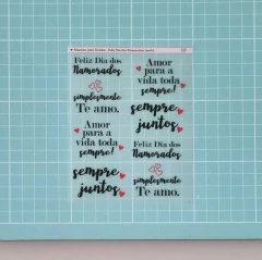 Adesivos para Tecidos - Feliz Dia dos Namorados na internet