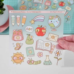 Adesivos para Tecidos - Dia dos Profes (mod. 01)