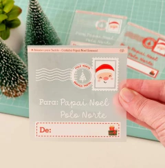 Adesivo para Tecido + Molde - Cartinha Papai Noel na internet