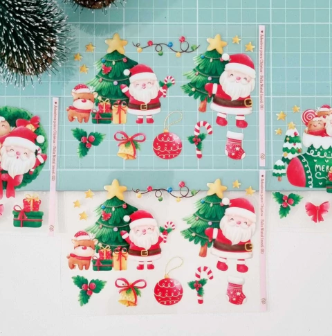 Adesivo para Objetos - Feliz Natal (mod. 03)