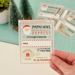 Adesivos para Tecidos - Entrega Especial Papai Noel - vários tamanhos na internet