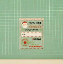 Imagem do Adesivos para Tecidos - Entrega Especial Papai Noel - vários tamanhos