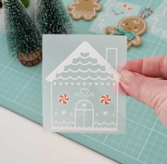 Adesivo para Tecido + Molde - Gingerbreads Tamanho P - comprar online