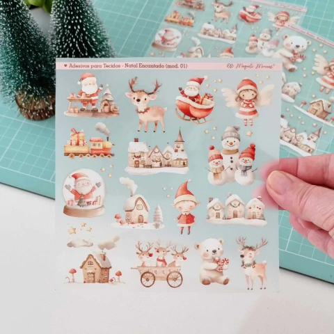 Adesivo para Tecido - Natal Encantado (mod. 01)