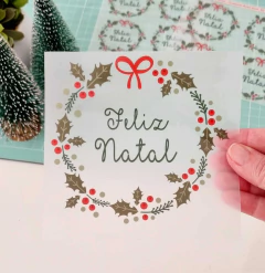 Adesivos para Tecidos - Guirlanda de Natal (mod. 02) na internet