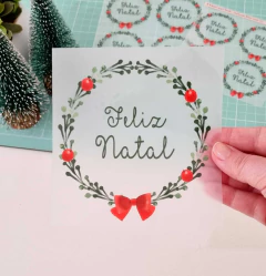 Imagem do Adesivos para Tecidos - Guirlanda de Natal (mod. 01)