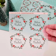 Adesivos para Tecidos - Guirlanda de Natal (mod. 03) na internet