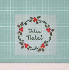 Imagem do Adesivos para Tecidos - Guirlanda de Natal (mod. 03)